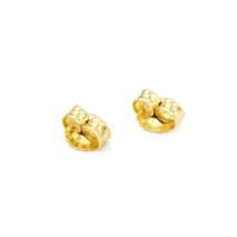 9ct Yellow Gold 5.5mm Wide Earrings Backs Pair