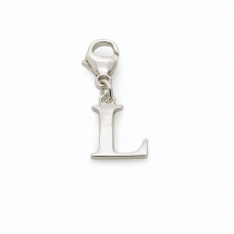 Sterling Silver Plain Initial "L" Charm