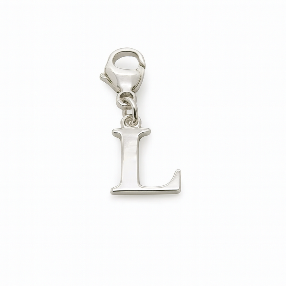 BU0300-L-sterling-silver-plain-letter-L-initial-charm-front-image