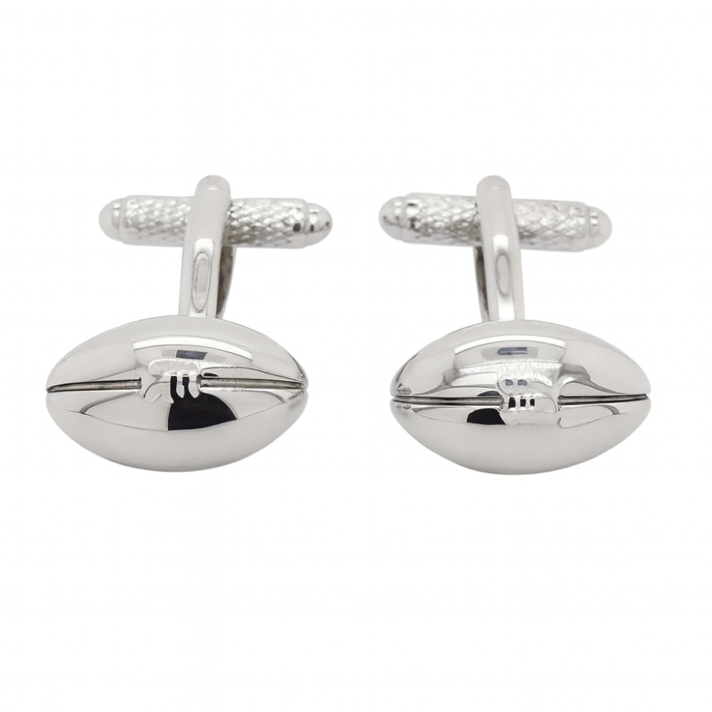 CK70-silver-plated-polished-rugby-ball-cufflinks-front-image CK70-silver-plated-polished-rugby-ball-cufflinks-front-image