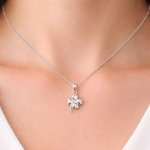 Sterling Silver 4 Leaf Clover Pendant