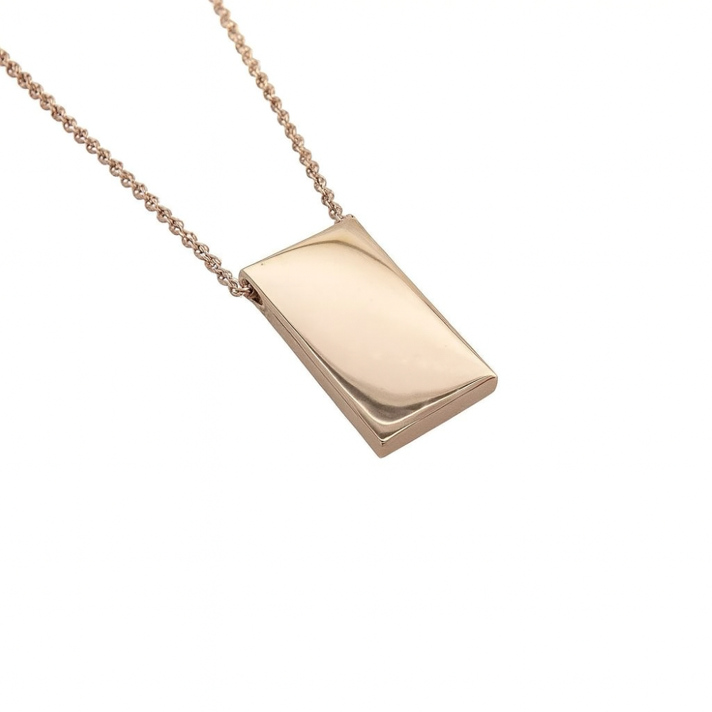 H2159-R-sterling-silver-rose-gold-plated-solid-pendant-on-chain-front-side-image H2159-R-sterling-silver-rose-gold-plated-solid-pendant-on-chain-front-side-image