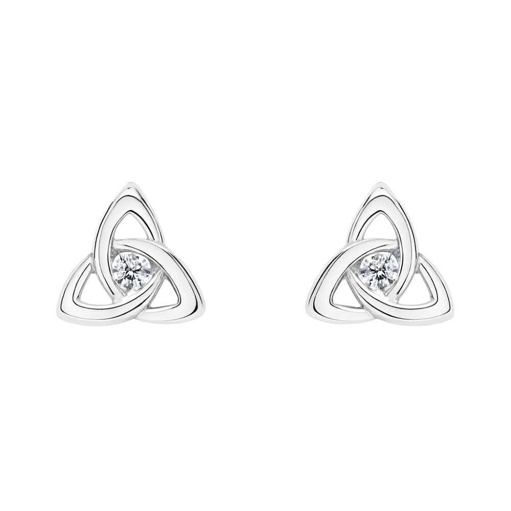 R9917-C-sterling-silver-cz-set-trinity-knot-stud-earrings-front-main-image R9917-C-sterling-silver-cz-set-trinity-knot-stud-earrings-front-main-image
