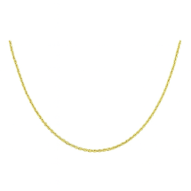 Sterling Silver Gold Plated Super Strong 18 Inch Chain