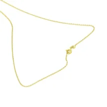 Sterling Silver Gold Plated Super Strong 18 Inch Chain