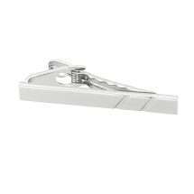 Silver Plated Matt And Polish Tie Bar