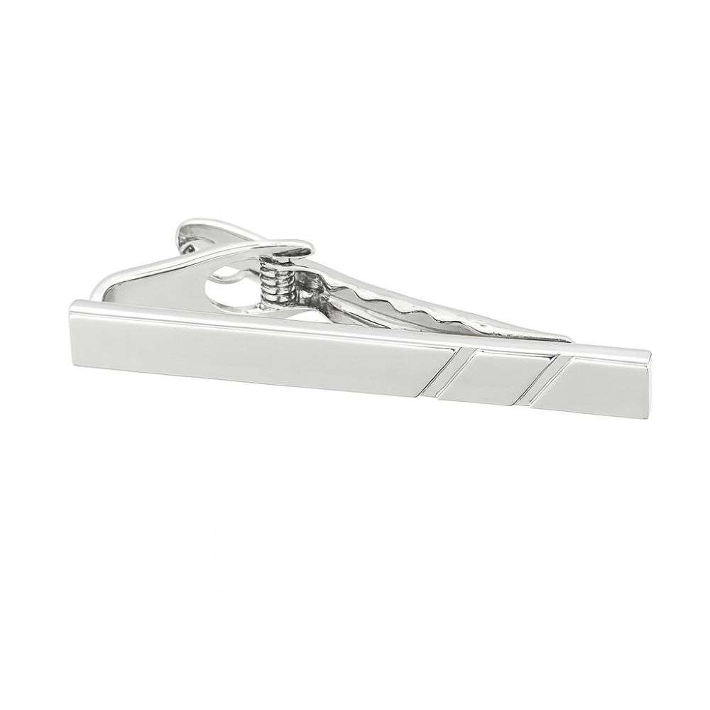 TS1003-silver-plated-tie-bar-with-double-groove-line-front-image TS1003-silver-plated-tie-bar-with-double-groove-line-front-image
