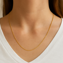 9ct Yellow Gold 18 Inch Super Strong Curb Chain