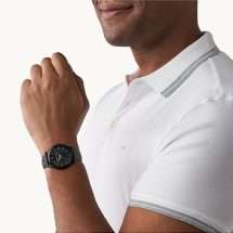 Michael Kors Black Case MK Logo Strap Watch MK8908