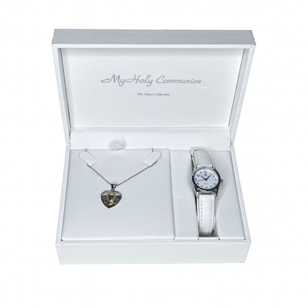 SET-MD-H-Sterling-Silver-Communion-Medal-And-Watch-Gift-Box-top-image