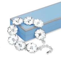 Newbridge Silver Plated Waterlilly Bracelet LB409