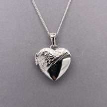 Sterling Silver Heart Shaped Locket