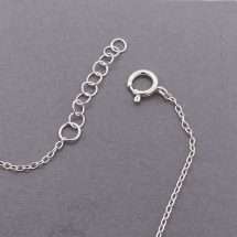 Sterling Silver February Birthstone Childs Bracelet