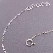 Sterling Silver July Birthstone Childs Bracelet