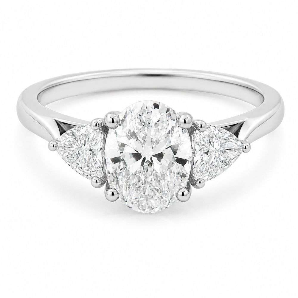 M3O02-100-PT-D-VS2-Platinum-1.00ct-D-VS-Centre-trilliant-50pts-diamond-sides-ring-front-image-1