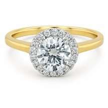 18ct Gold "Kismet" 1.15cts Round Lab Diamond Ring