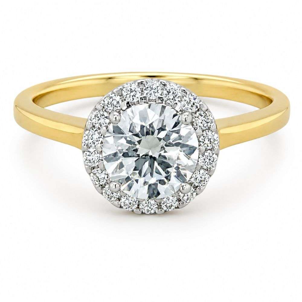 RHP01-18Y-1.00-D-VS2-18ct-gold-lab-diamond-1.00ct-halo-d-colour-vs-clarity-ring-front-image-1000-x-1000