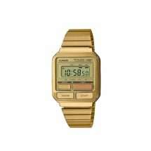 Casio Vintage Ion Gold Button Dial Watch A120WEG-9AEF