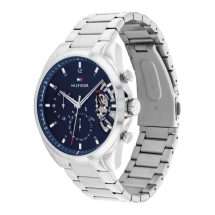 Tommy Hilfiger Mens Steel Blue Dial Watch 1710448