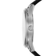 Armani Exchange Mens Dante Steel Leather Watch AX1872