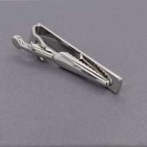 Silver Plated Polished Plain Tie Bar