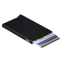 Secrid Card Protector/Holder in Black Metal C-Black