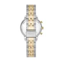 Fossil Womens Neutra Steel Gold Pearl Dial Watch ES5216