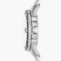Fossil Mens Stainless Case Bracelet Black Dial Watch FS6032
