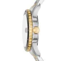 Fossil Mens Steel Gold Case & Bracelet Watch FS6031