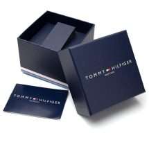 Tommy Hilfiger Mens Tyson Gold Black Dial Watch 1710589