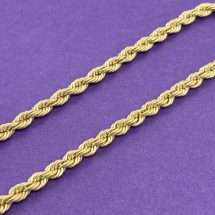 9ct Yellow Gold 18 Inch Rope Chain