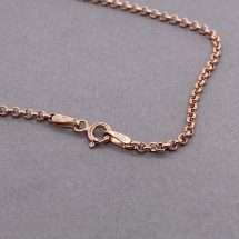 Sterling Silver Rose Gold 20 Inch Belcher Chain