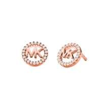 Michael Kors Silver Rose Halo Earrings MKC1247AN791