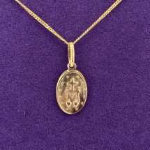 9ct Yellow Gold Small Miraculous Medal