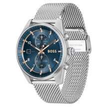 Hugo Boss Mens Sky Traveller Mesh Watch 1514149