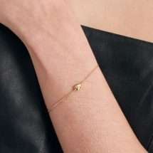 Ania Haie Gold Pebble Sparkle Chain Bracelet B043-04G