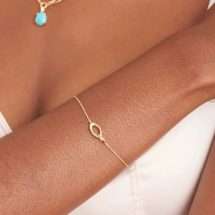 Ania Haie Sterling Silver Gold Wave Bracelet B044-01G