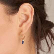 Ania Haie Sterling Silver Gold Lapis Earring E039-03G-L