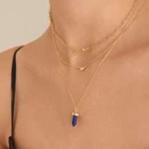 Ania Haie Sterling Silver Gold Necklace N039-03G-L