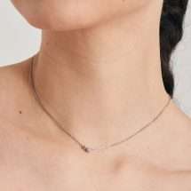 Ania Haie Sterling Silver CZ Sparkle Necklace N045-02H-CZ