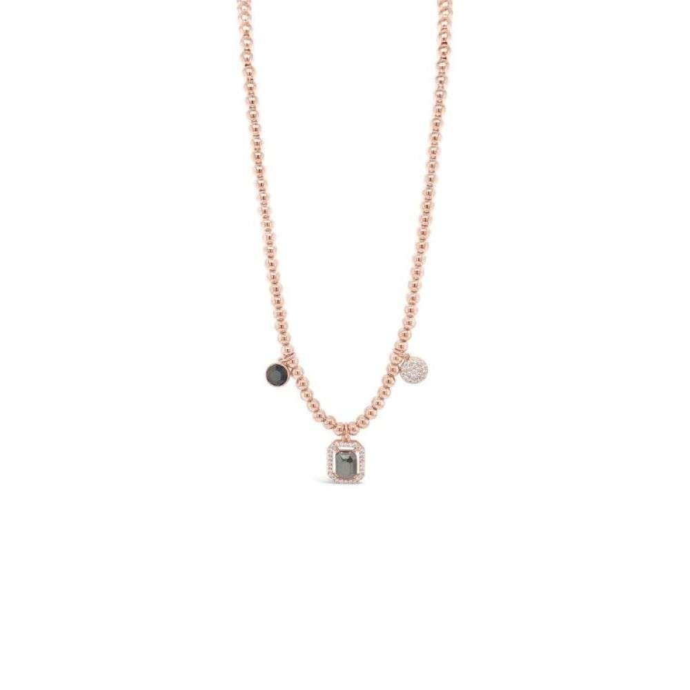 N2174BK Absolute beaded jewellery hematite necklace front image N2174BK Absolute beaded jewellery hematite necklace front image