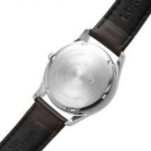 Lorus Steel Case Brown Leather Watch RXN81DX9