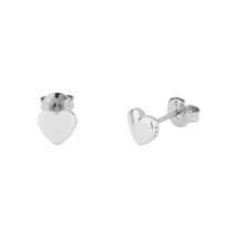 Ted Baker Silver Small Heart Earrings TBJ872-01-03