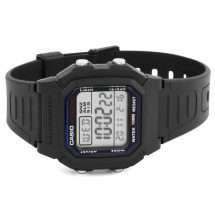 Casio Black Rubber Multi Function Watch W-800H-1AVES