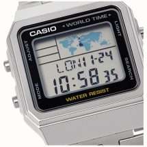 Casio Mens Retro Digital Steel Watch A500WEA-1EF