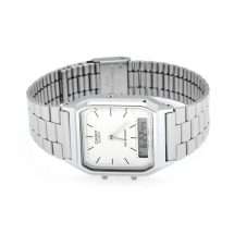 Casio Steel Dual Vintage Watch AQ-230A-7DMQYES