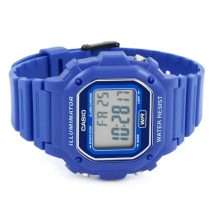 Casio Illuminator Blue Silicon Watch F-108WH-2AEF