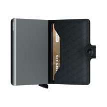Secrid Black Leather Optical Wallet MOp-Black