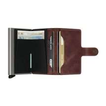 Secrid Soft Leather Vintage Wallet Brown MV-Brown