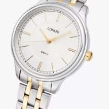 Lorus Womens Steel And Gold Bracelet Watch RG209VX9